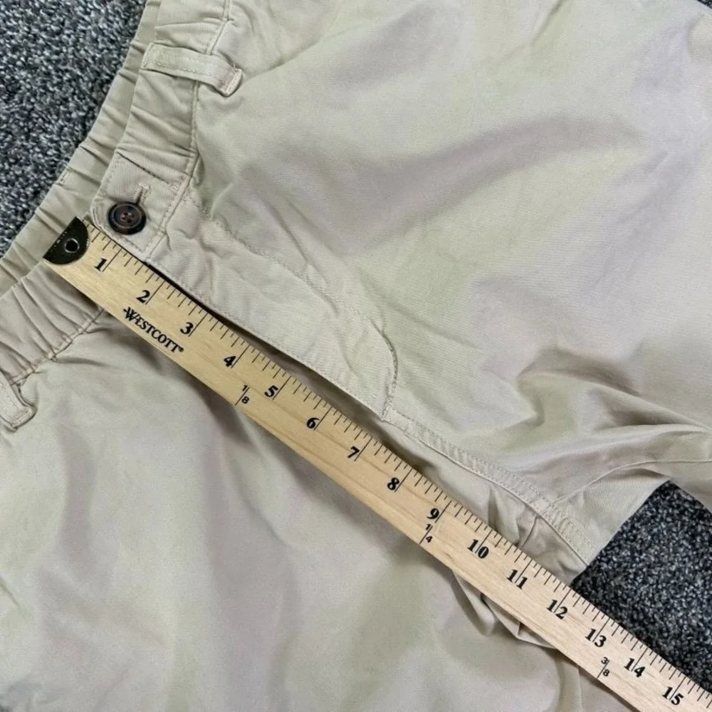 Bearbottom Clothing Elastic Waist Pant Men Large Tall 29x30 Khaki Stretch Hiking